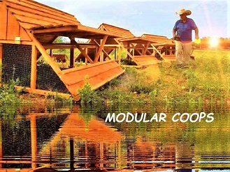 us made Modular chicken coop kit