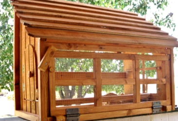 Suburban chicken coop - made in Texas