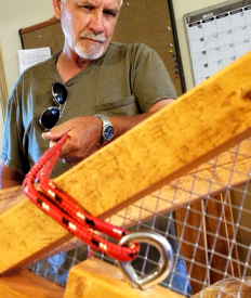 tow rope for portable chicken coop