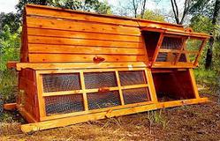 beautiful handcrafted chicken coop for 6 to 12 hens